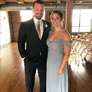 BirdyGrey Convertible Spence dress - dusty blue